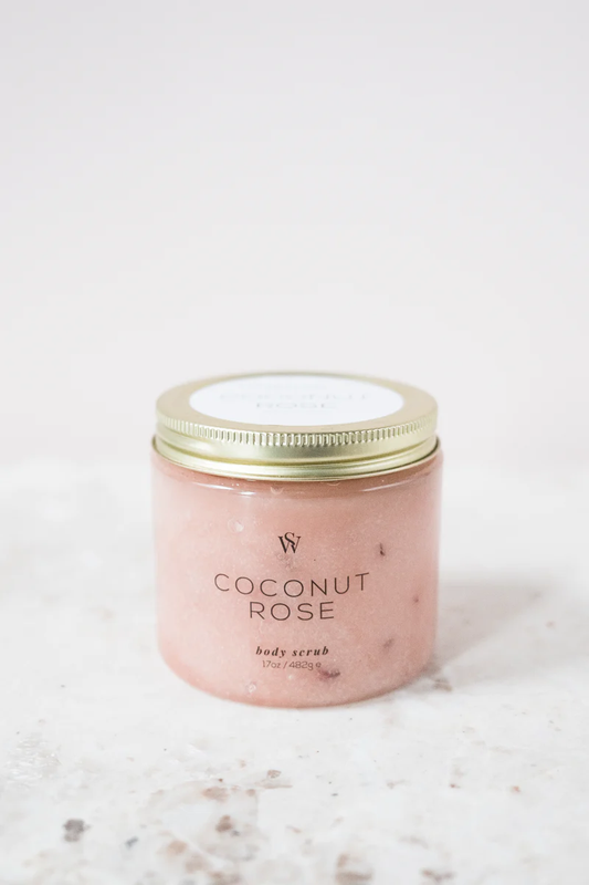 Coconut Rose Body Scrub 17 oz.