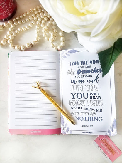 "Seek Your Truth" Floral Prayer Journal